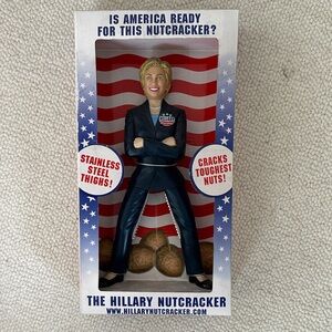 Novelty Hillary Clinton Nutcracker - in box- Politics